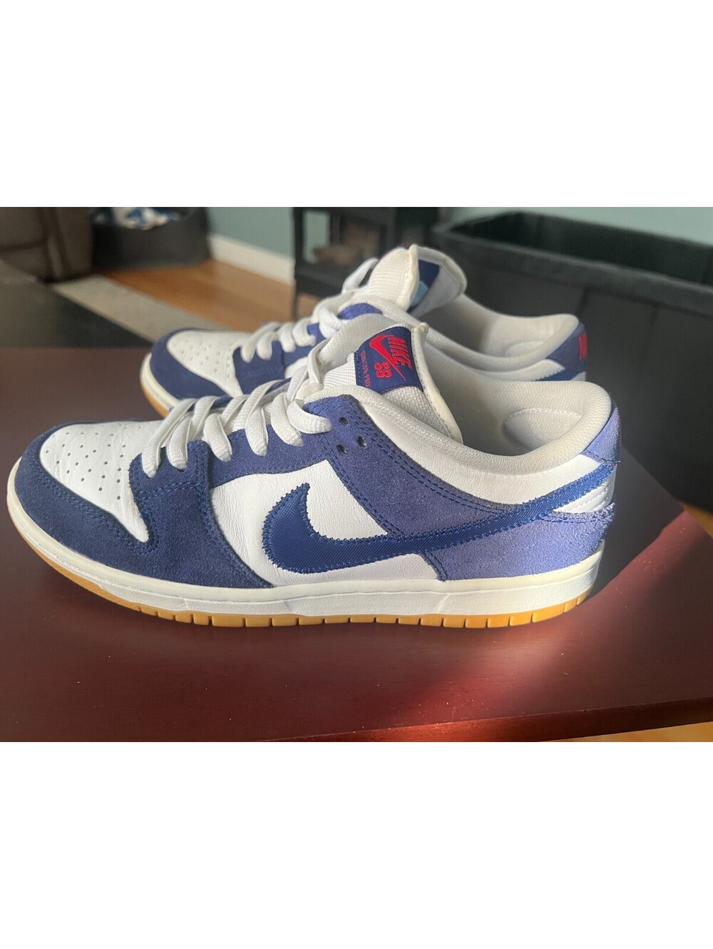 Nike SB Dunk Low "Los Angeles Dodgers" (Used 1x) DO9395-400 Size 8 Fast Shipping - Picture 4 of 9